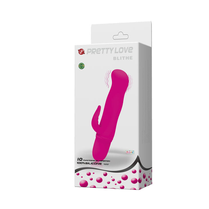 Vibratore Clitoride e Vaginale Pretty Love Blithe — Lilla