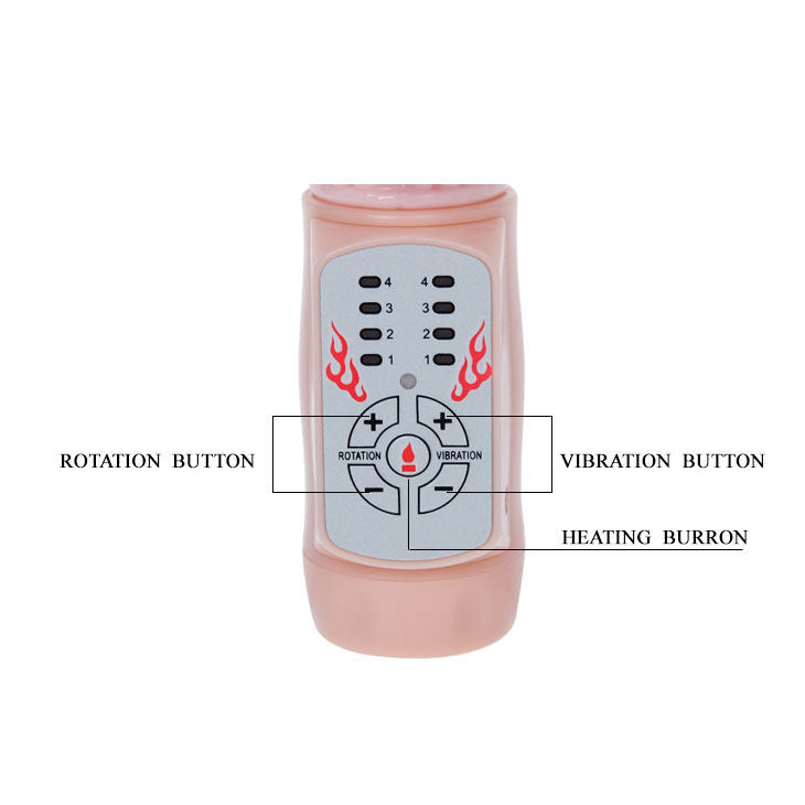 Vibratore Rabbit Rotante Baile Fire Bunny — Ricaricabile USB