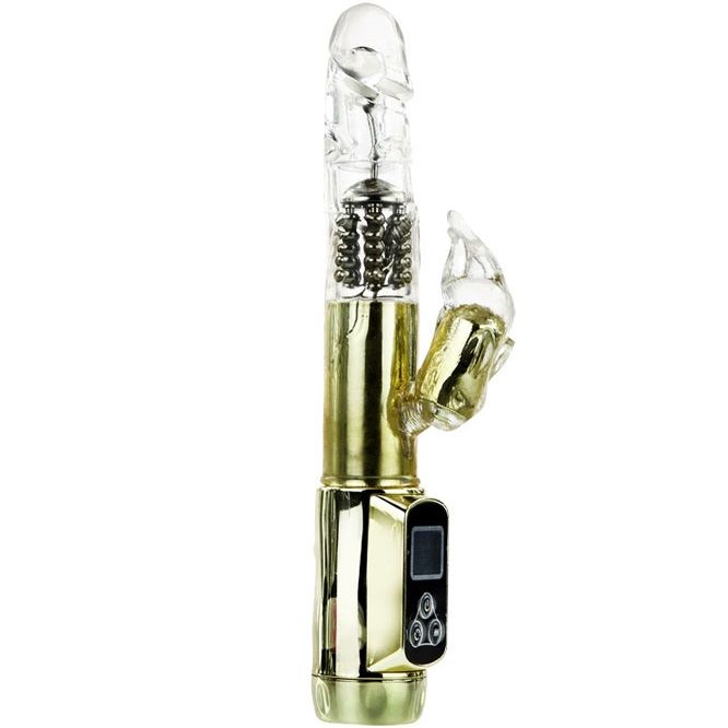 Vibratore Rabbit Baile Siberia Passion Gold — Doppia Rotazione