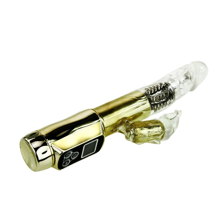 Vibratore Rabbit Baile Siberia Passion Gold — Doppia Rotazione