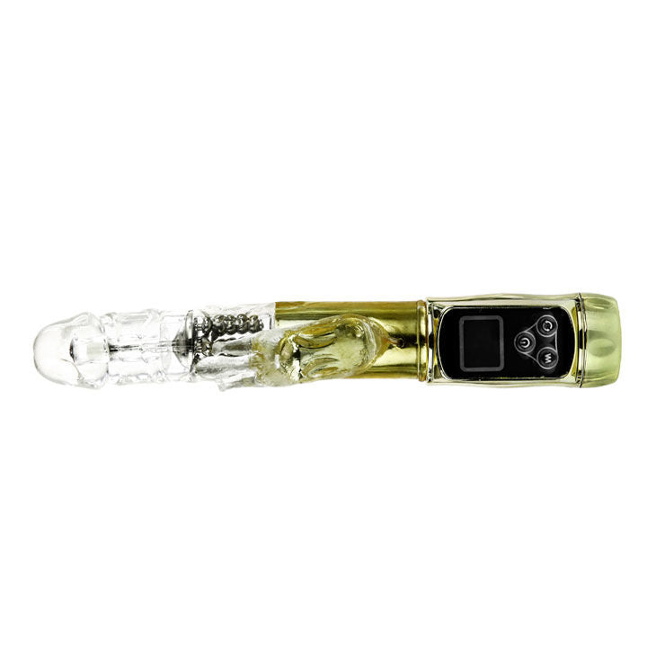 Vibratore Rabbit Baile Siberia Passion Gold — Doppia Rotazione