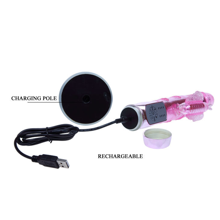 Vibratore Rabbit Pulsante Baile Us Coniglio Farfalla — 12 Funzioni