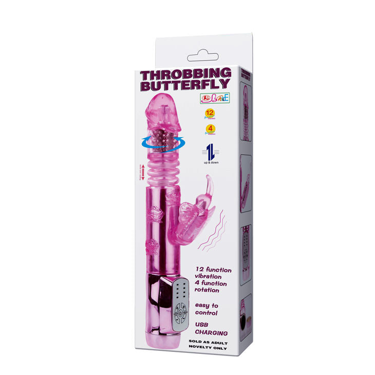 Vibratore Rabbit Pulsante Baile Us Coniglio Farfalla — 12 Funzioni