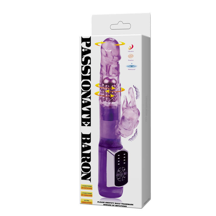 Vibratore Rabbit Baile Us Passion Baron — Rotante, Touch