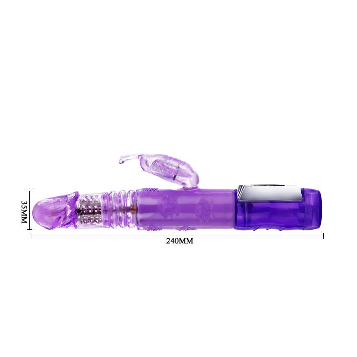 Vibratore Rabbit Punto G Baile Butterfly Prince — Doppia Rotazione