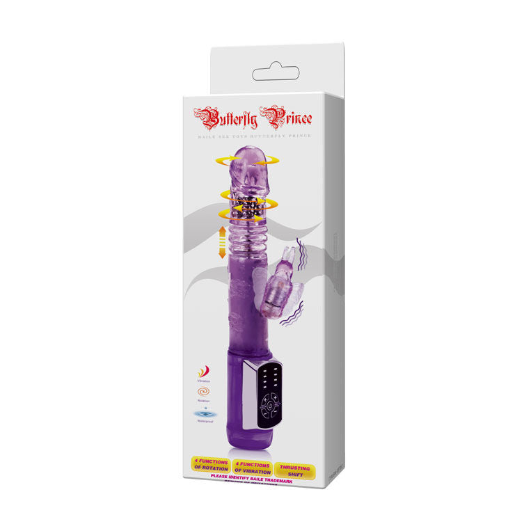 Vibratore Rabbit Punto G Baile Butterfly Prince — Doppia Rotazione