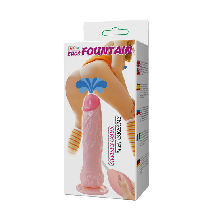 Dildo Realistico Eiacolatore Baile Eros Fountain — con Ventosa