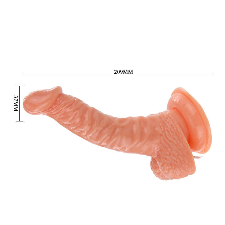 Dildo Realistico Rotante Baile Super Rota Dong — TPR, Ventosa