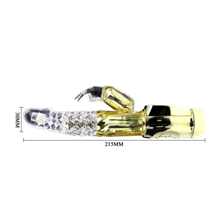 Vibratore Rabbit Rotante Baile Us Rabbit Gold Prince