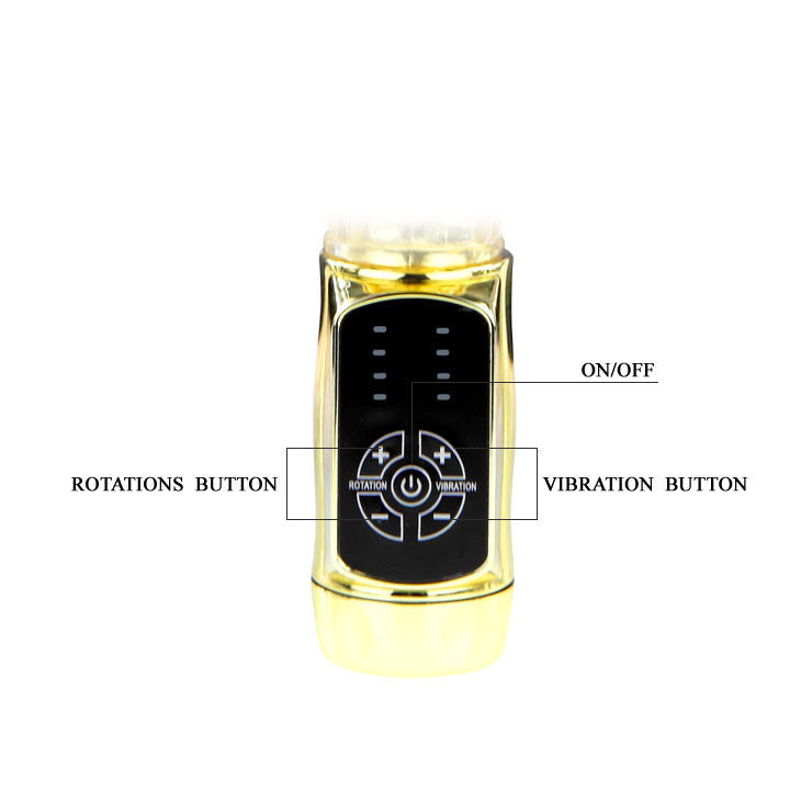 Vibratore Rabbit Rotante Baile Us Rabbit Gold Prince
