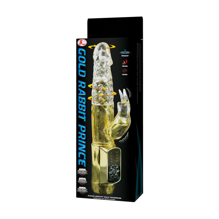 Vibratore Rabbit Rotante Baile Us Rabbit Gold Prince