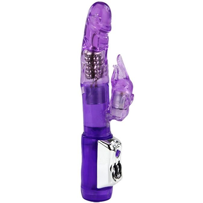 Vibratore Rabbit Baile Super Sex — Perline Rotanti, Stimolatore Clitoride