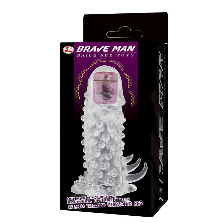 Guaina Fallica Vibrante Baile Brave III — Estensione Pene