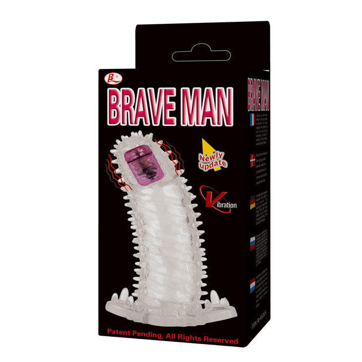 Guaina Fallica Vibrante Baile Brave II — TPR, Sensore Movimento