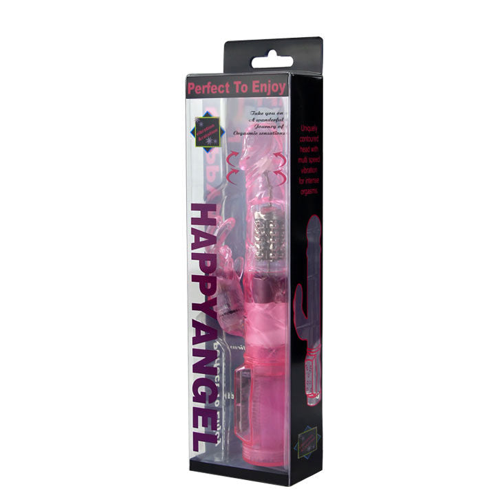 Vibratore Rabbit Rotante Baile Mini — Gelatina, Rosa