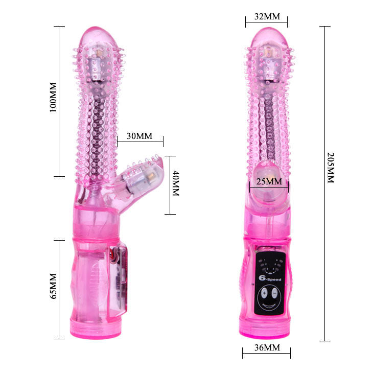 Vibratore Flessibile Multifunzione Baile — Gelatina, Impermeabile