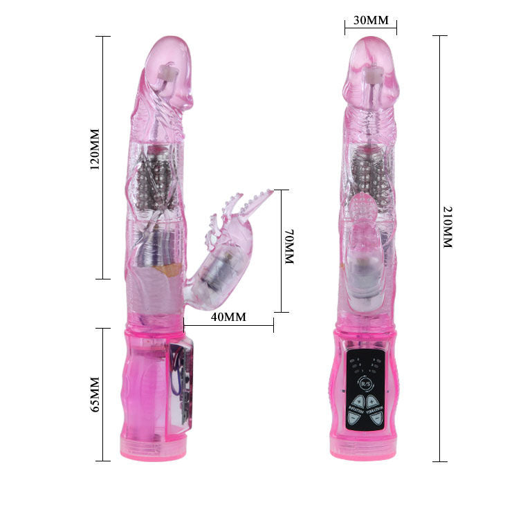 Vibratore Rabbit Baile Mini Lover — Gelatina, Lilla