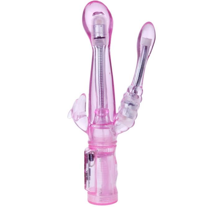 Vibratore Rabbit Punto G e Anale Baile — Gelatina, 6 Modalità