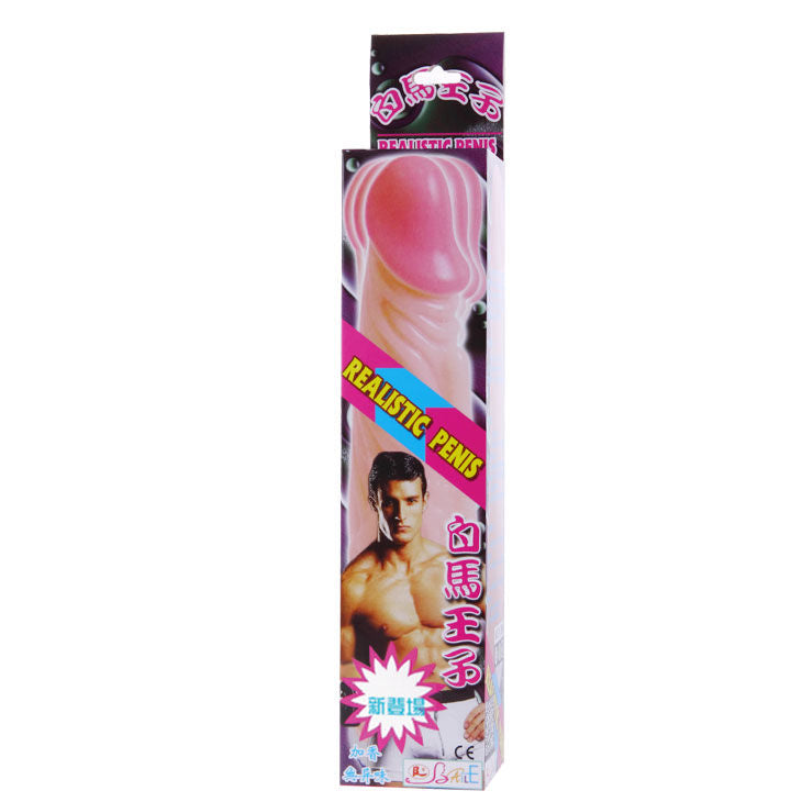 Dildo Realistico Vibrante Baile Linex — Gelatina, 19,5 cm