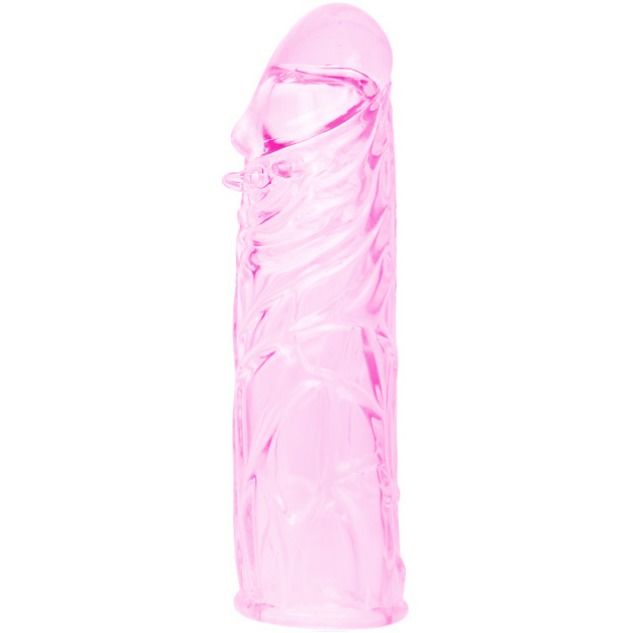 Guaina Fallica con Noduli Baile — Silicone, 14 cm