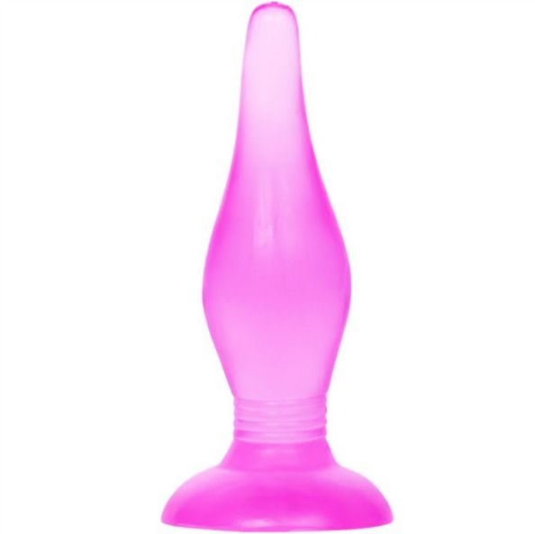 Plug Anale con Ventosa Baile Soft Touch — 14,2 cm, Lilla