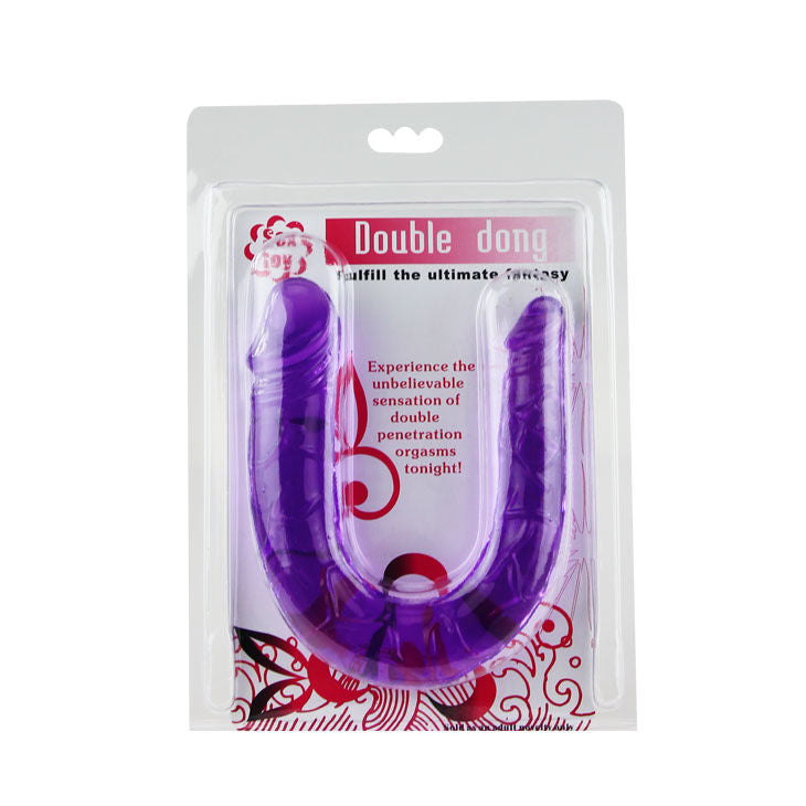 Dildo Doppio Flessibile Baile — Jelly, Uso Vaginale e Anale