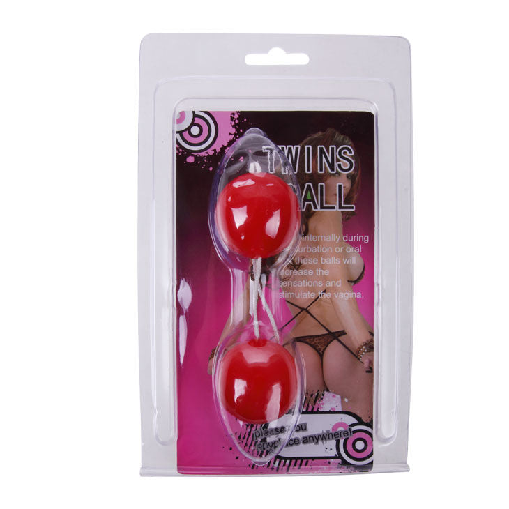Sfere Cinesi Vibranti Baile — TPR, 2 Palline Rosa