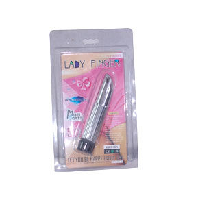 Vibratore Classico Multivelocità Baile Lady Finger — ABS 14 cm