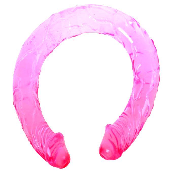 Dildo Doppio Realistico Baile — Gelatina Flessibile 44 cm