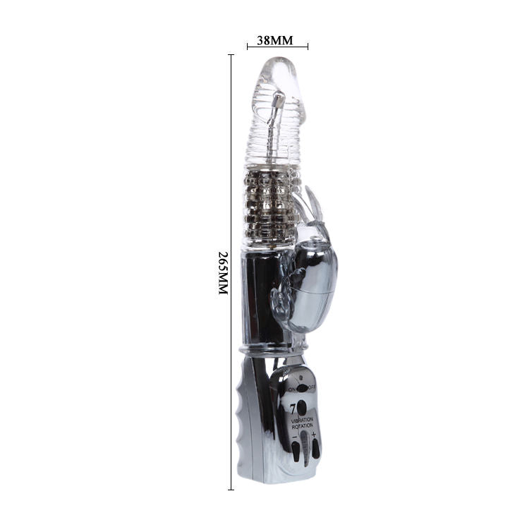 Vibratore con Sfere Rotanti Baile Amour Missile — TPE 26.5 cm