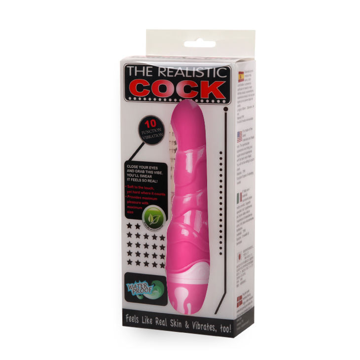 Dildo Realistico Vibrante Baile Realistic Cock — TPR, 21.8 cm