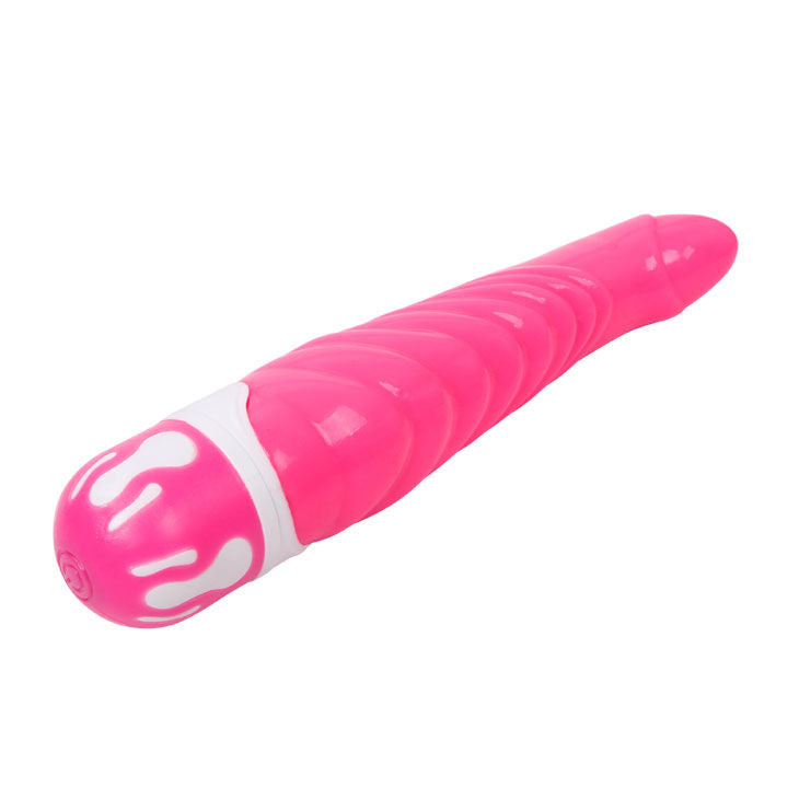 Dildo Vibrante Punto G Baile Realistic Cock — TPR Rosa 21,8 cm