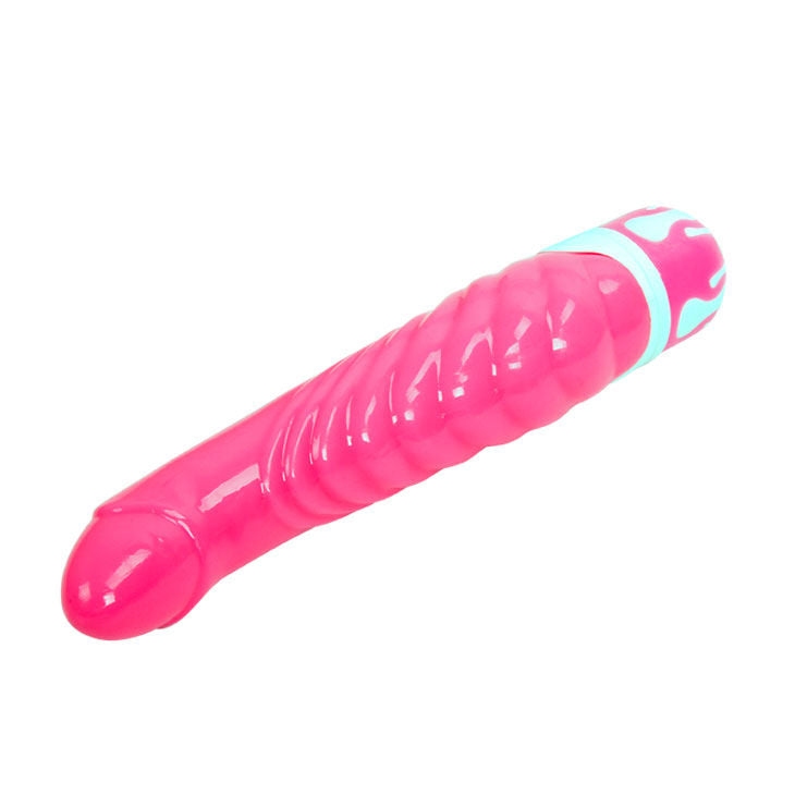 Dildo Vibrante Punto G Baile Realistic Cock — TPR Rosa 21,8 cm
