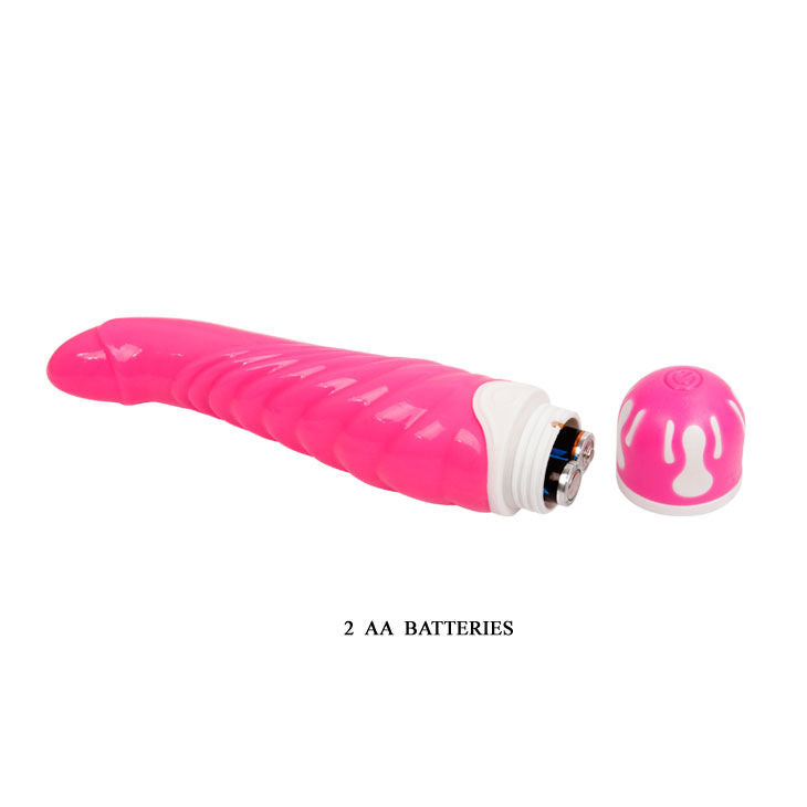Dildo Vibrante Punto G Baile Realistic Cock — TPR Rosa 21,8 cm