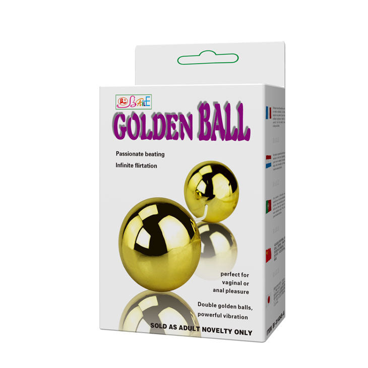 Uovo Vibrante a Sfere Cinesi Baile Golden — Telecomando