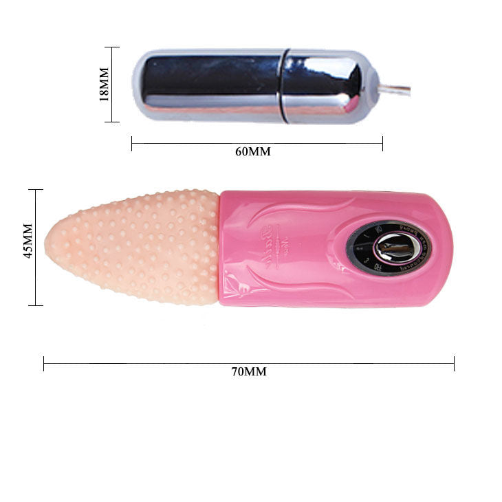 Stimolatore Lingua Vibrante Baile — 3 Velocità, Flessibile