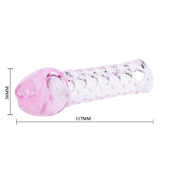 Guaina Fallica Estensore Baile — TPR, +2,5 cm, 11,7 cm
