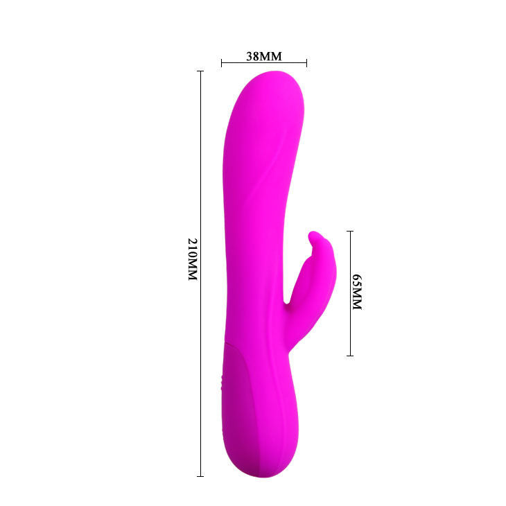 Vibratore Wand Pretty Love — Silicone, 30 Funzioni, 21 cm