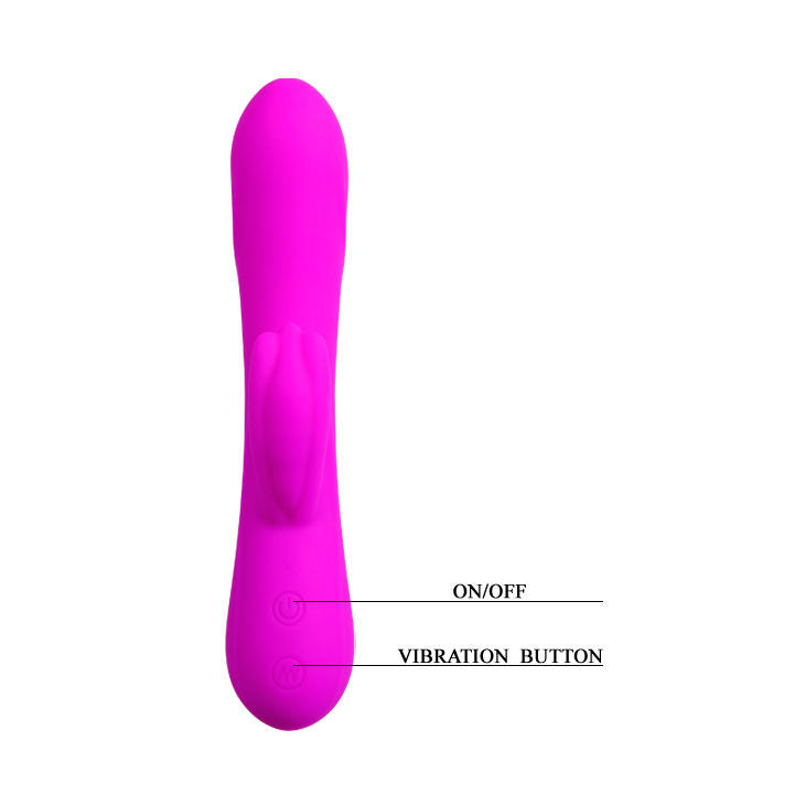 Vibratore Wand Pretty Love — Silicone, 30 Funzioni, 21 cm