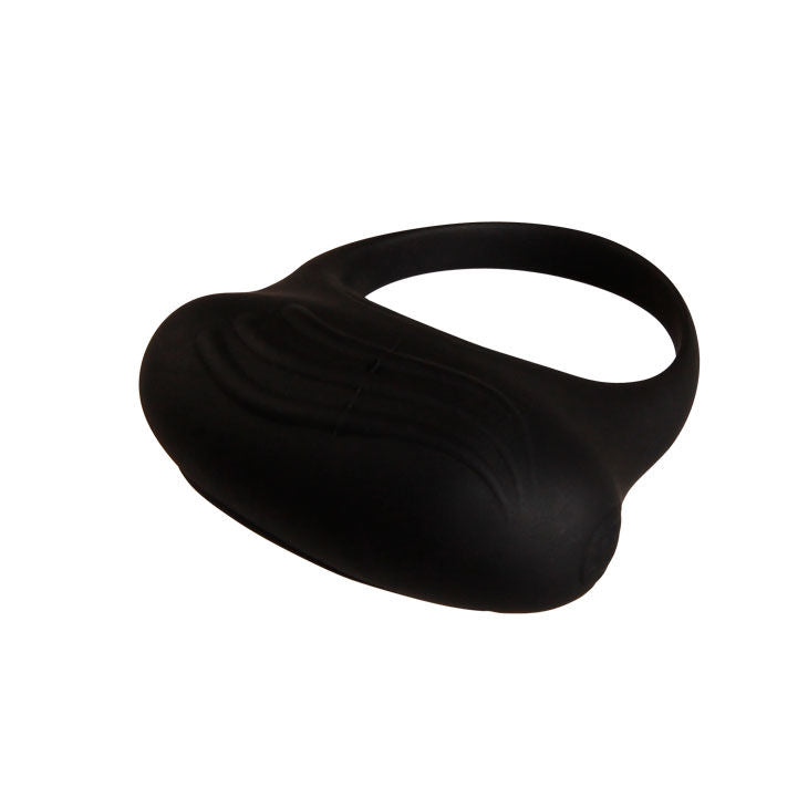 Anello Fallico Vibrante Pretty Love Bertram — Silicone Nero