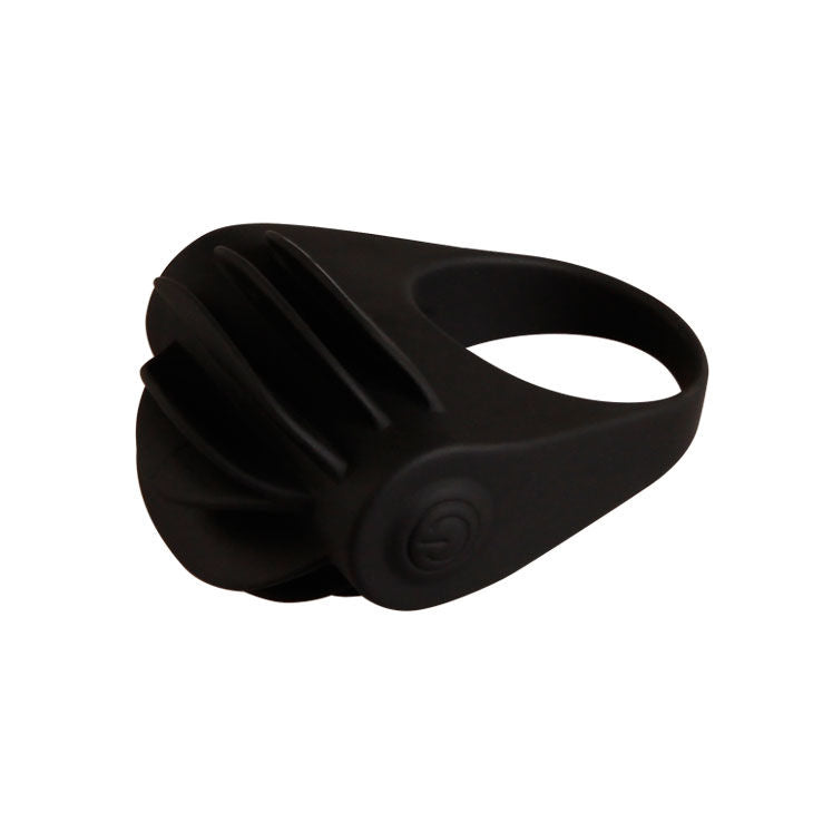 Anello Fallico Vibrante Pretty Love Chester — Silicone Nero