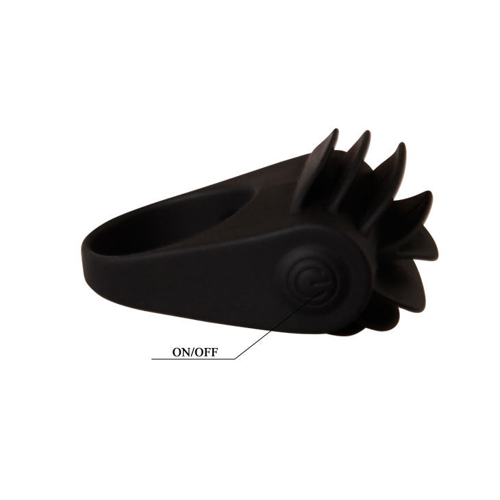 Anello Fallico Vibrante Pretty Love Chester — Silicone Nero