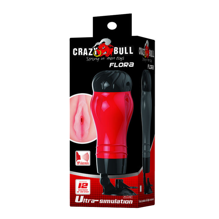 Masturbatore Vaginale Realistico con Voce Crazy Bull Flora