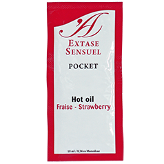 Olio da Massaggio Erotico Extase Sensual — Fragola, 10 ml