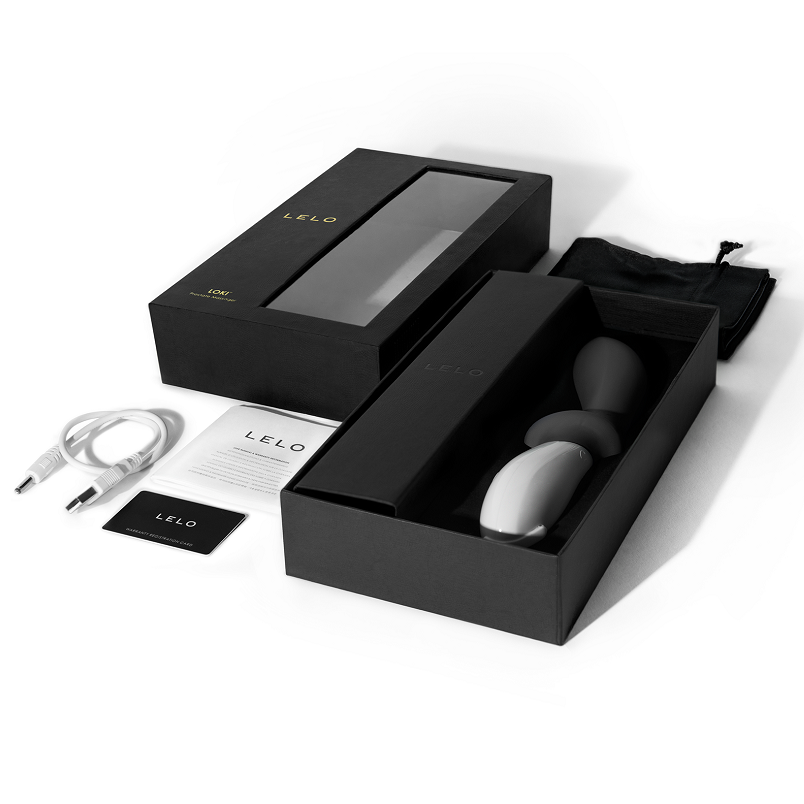 Vibratore Prostatico LELO Loki — Punto P, Silicone Nero