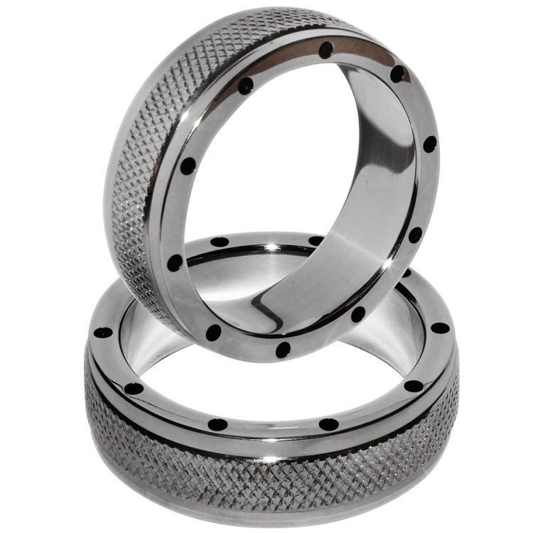 Anello Fallico in Acciaio Metal Hard — 45 mm, 11 Fori