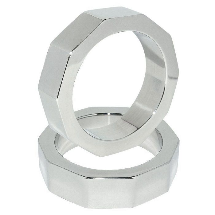Anello Fallico in Acciaio Metal Hard — 50 mm