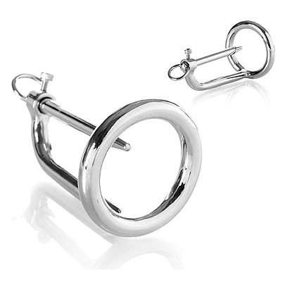 Anello Fallico con Plug Uretrale Metal Hard — Acciaio Chirurgico