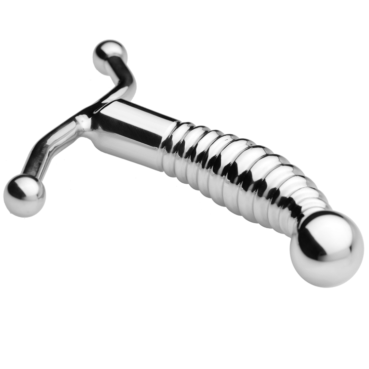 Massaggiatore Prostatico in Acciaio Metal Hard — 12,7 cm