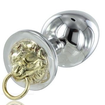 Plug Anale in Acciaio Metal Hard Tiger — Design Tigre Scolpita